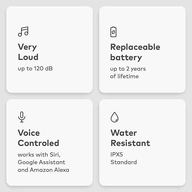 ONE 2020 Loudest Water Resistant Bluetooth Key Finder Red