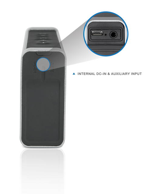 Turcom TITAN PORTABLE OUTDOOR BLUETOOTH METAL SPEAKER IPX5-RATED