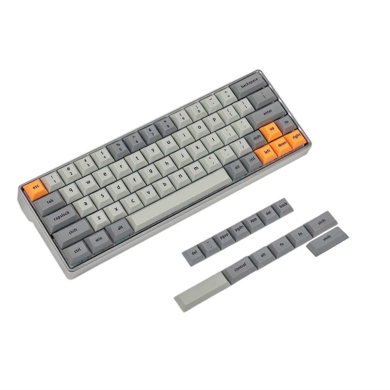 YMDK DSA Profile Dye-Sub Thick PBT Keyset Keycap for Cherry MX Switches Minila Tada68 GK64 Mechanical Keyboard
