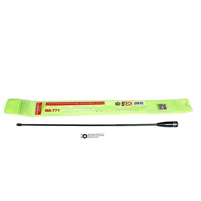 Authentic Genuine Nagoya NA771 156Inch Whip VHFUHF 144430Mhz Antenna SMAFemale for  and BaoFeng Radios
