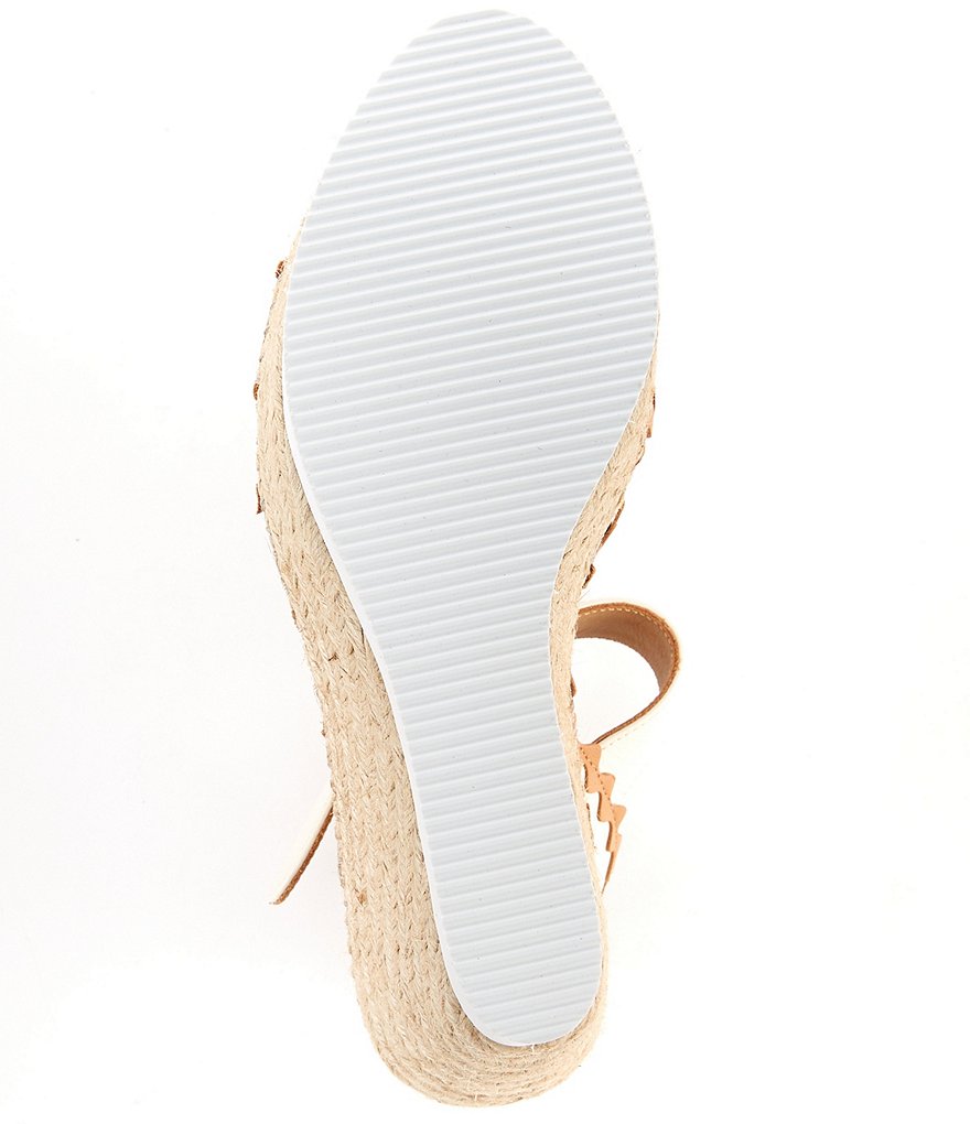 See By Chloe Glyn Leather Wedge Espadrilles
