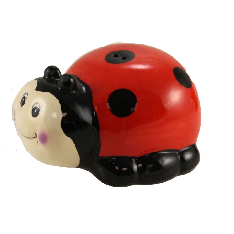 Tabletop 2.0" Ladybug Salt & Pepper Seasoning Beetle Burton & Burton  -  Salt And Pepper Shaker Sets