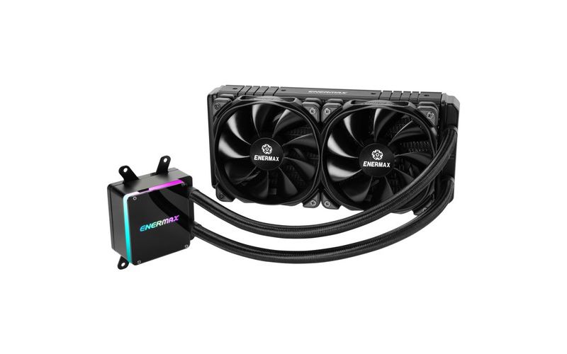 Enermax LIQTECH TR4 II 240 Cooling Fan/Radiator - 2 x 120 mm - 2 x 102.2 CFM - 28 dB(A) Noise - Liquid Cooler Cooler
