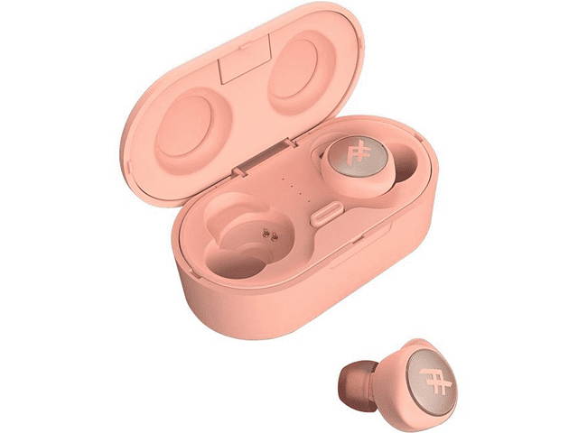 Zagg 304004624 iFrogz Airtime Premier Wireless Earbuds with Charging Case Earset - Rose Gold & Black