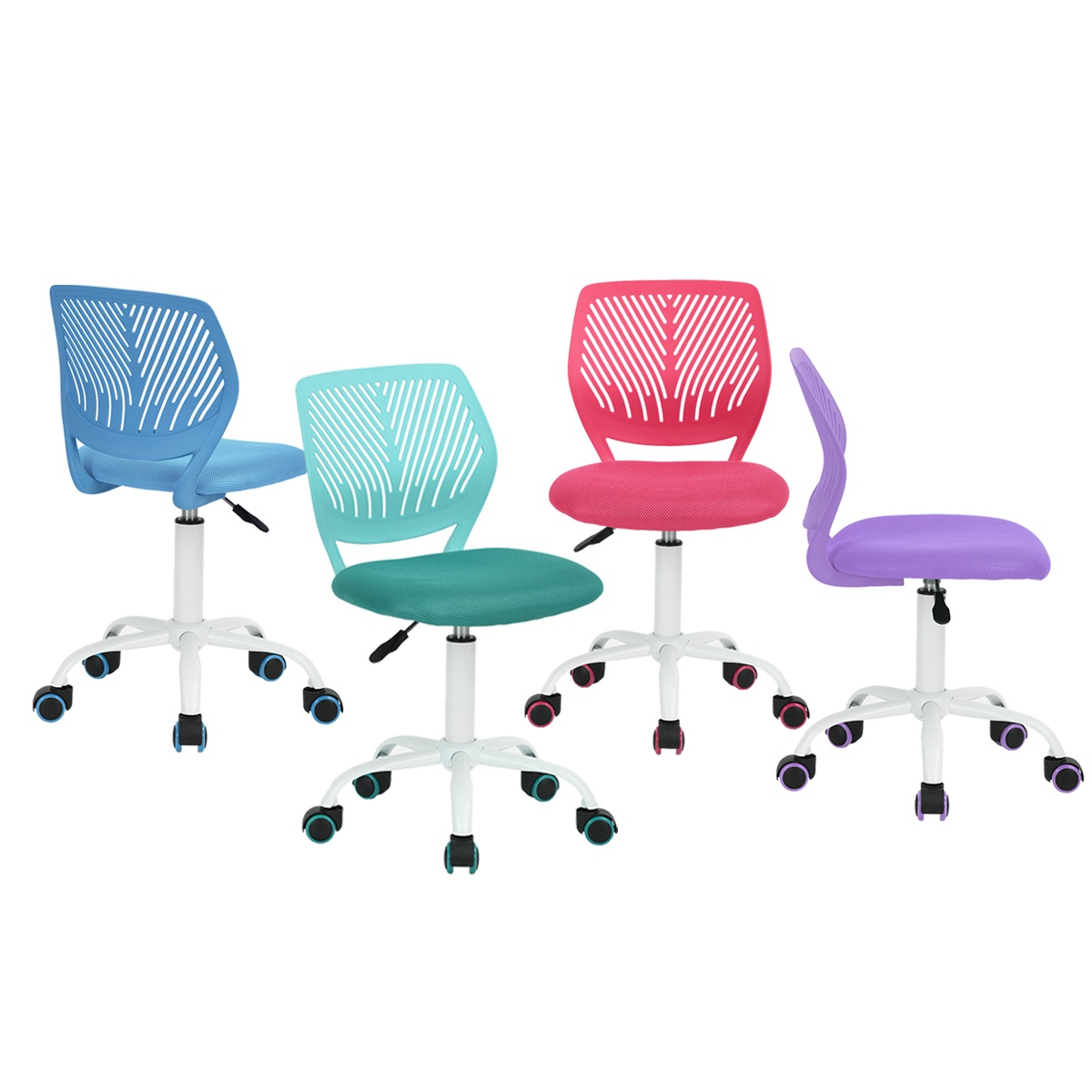 FurnitureR Child Task Chair Height Adjustable Student Teens Desk Computer Office Chair,Multiple Colors