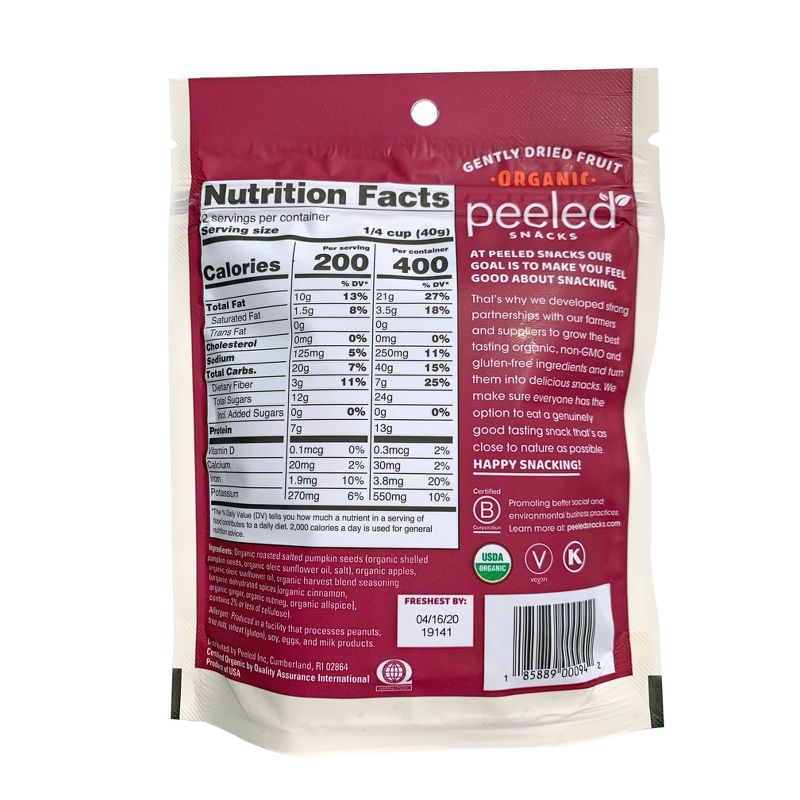 Peeled Snacks Harvest Blend Dried Fruit - 2.8oz