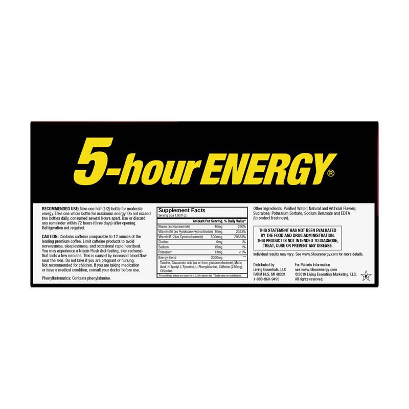 5 Hour Energy Extra Strength Shot - Berry - 10pk