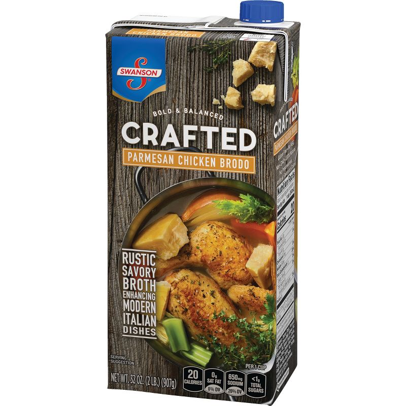 Swanson Crafted Parmesan Chicken Brodo - 32oz