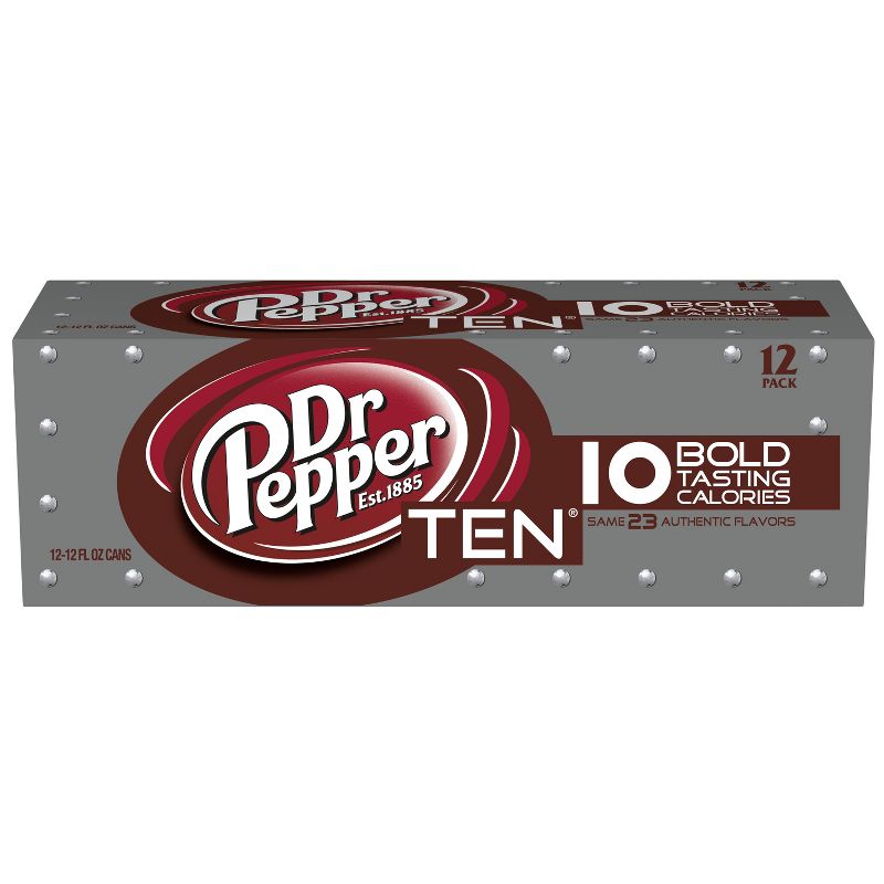Dr Pepper TEN Soda - 12pk/12 fl oz Cans