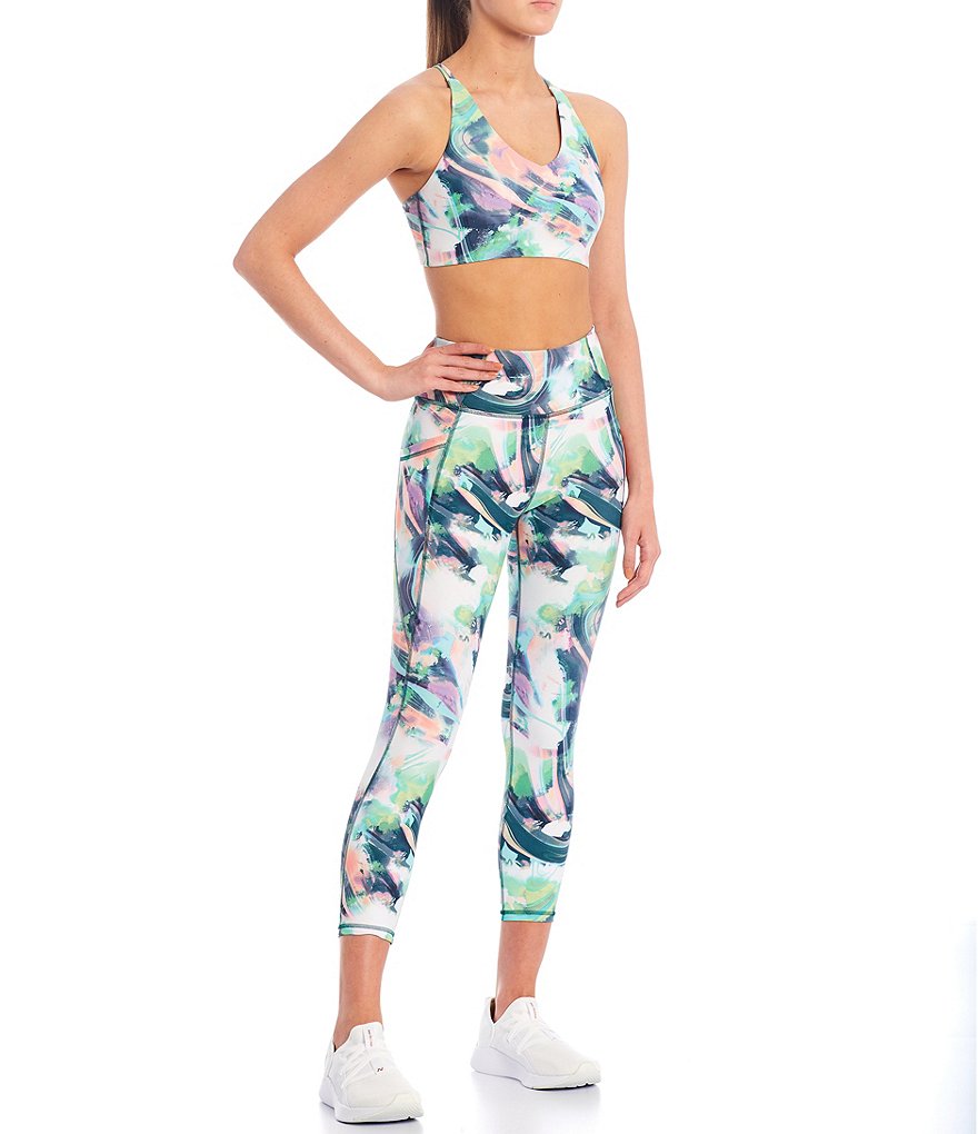 Kinesis Liquid Dream Print Strappy Back Bra