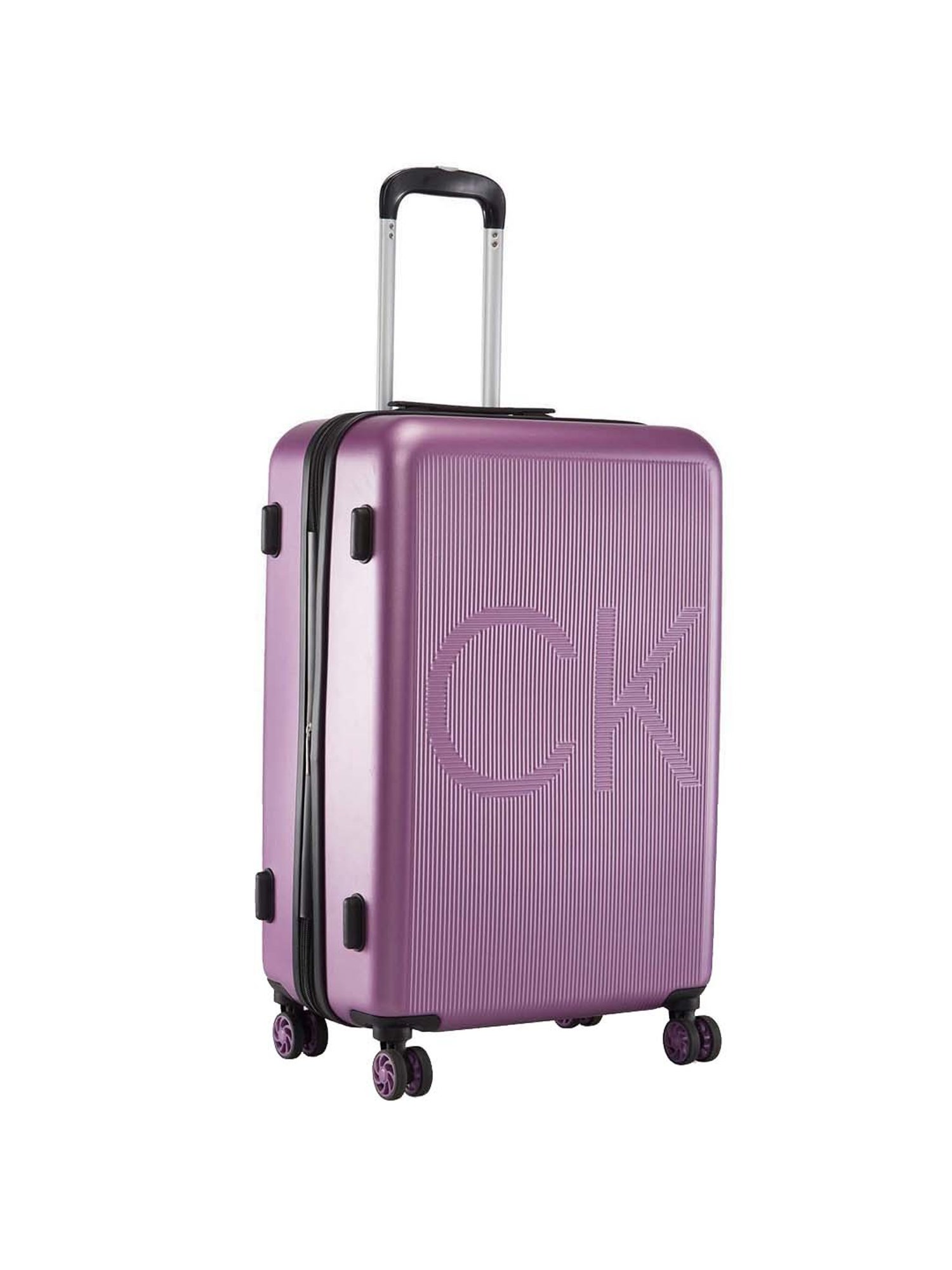 Calvin Klein Vision Amethyst ABS Hard Medium Trolley - 24 cms