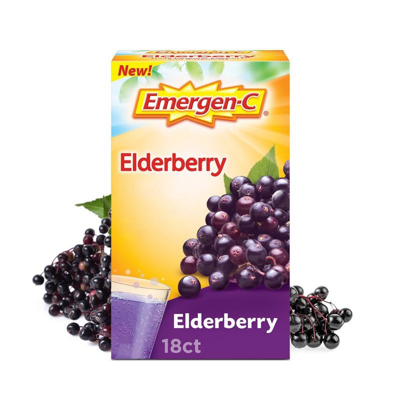 Emergen-C Core Elderberry Powder - 18ct