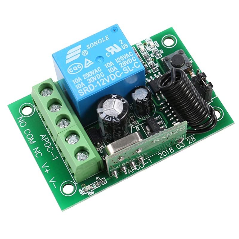 433MHz 1Channel Wireless Remote Control Switch Receiver