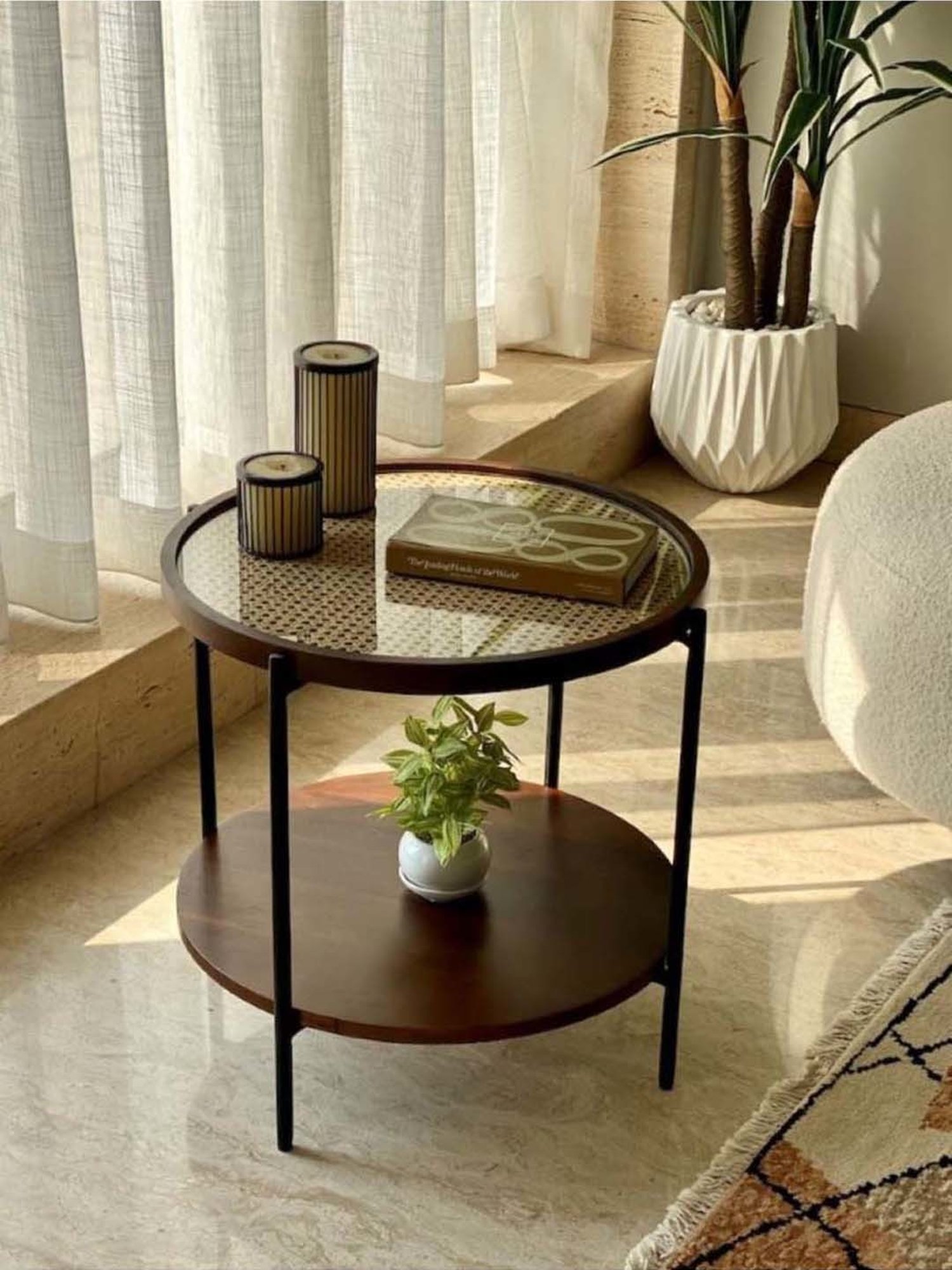 Mason Home Brown Kovo Rattan Center Table