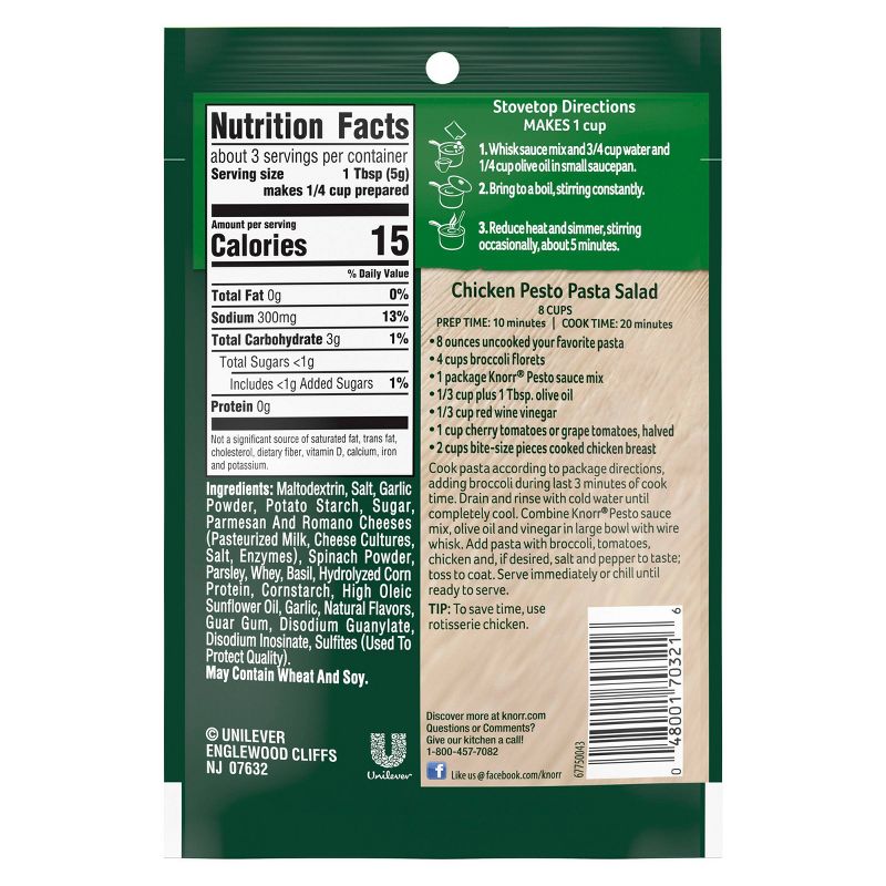 Knorr Pasta Sauce Mix Pesto - 0.5oz