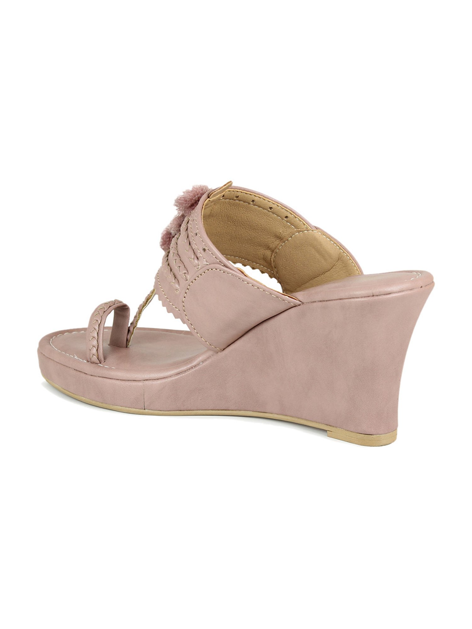 Inc.5 Women's Peach Toe Ring Wedges