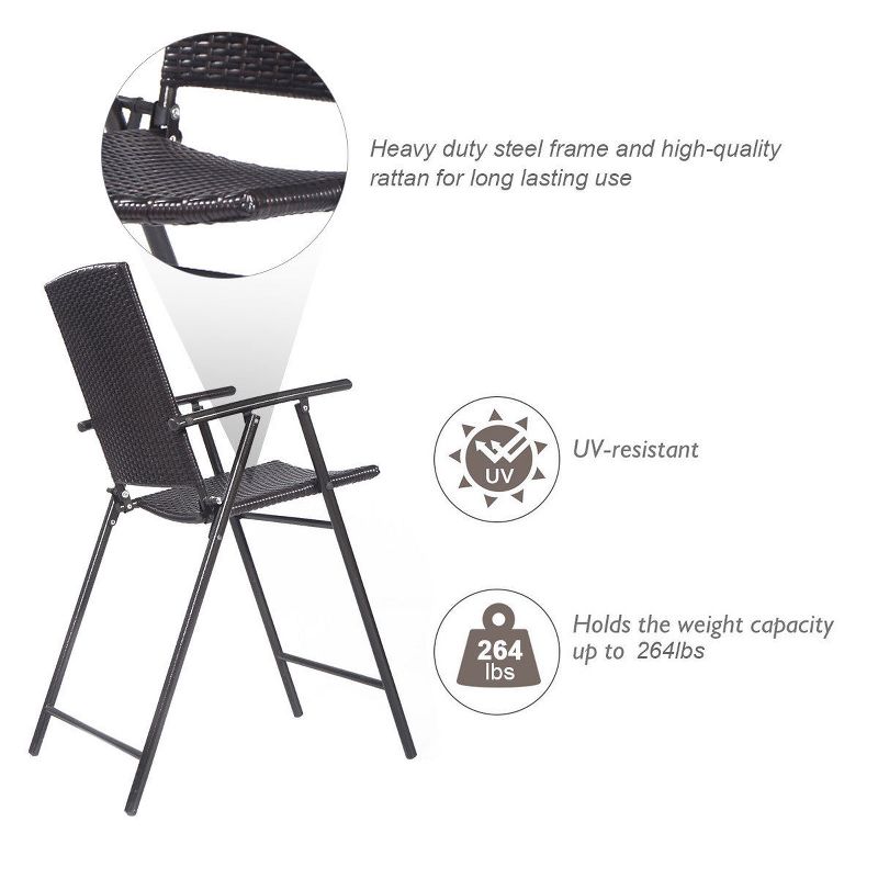 Ladder Barstool Seat Black - Riverstone Furniture Collection
