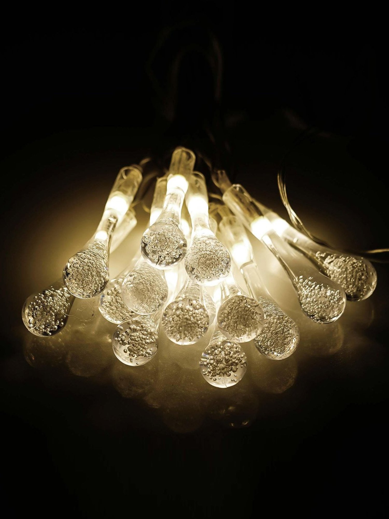 eCraftIndia Bubble Tube Steady, Blinking Color Changing LED Fairy String Lights