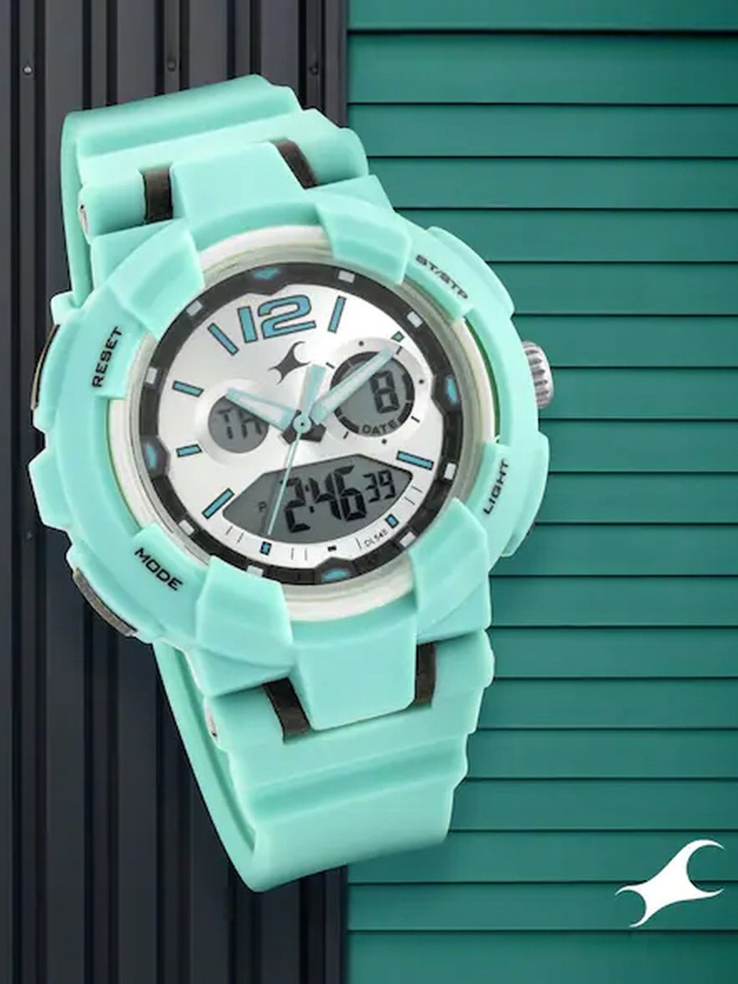 Fastrack NP68016PP02 Street Line Analog-Digital Watch for Women