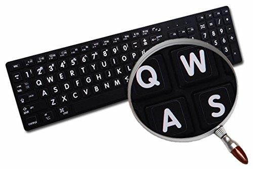 MAC ENGLISH LARGE LETTERING STICKERS BLACK COLOR OF BACKGROUND