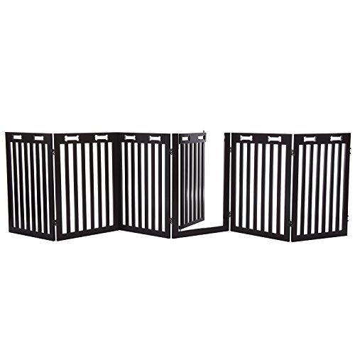 Arf Pets Extension gate Kit, Set of 2 panels - Extension for the Free Standing Wood Dog Gate