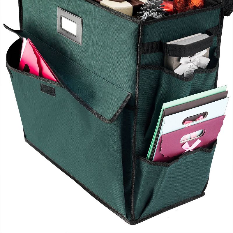 Ultimate Gift Bag Organizer Holiday Storage for Gift Wrap and Bags Green - Elf Stor