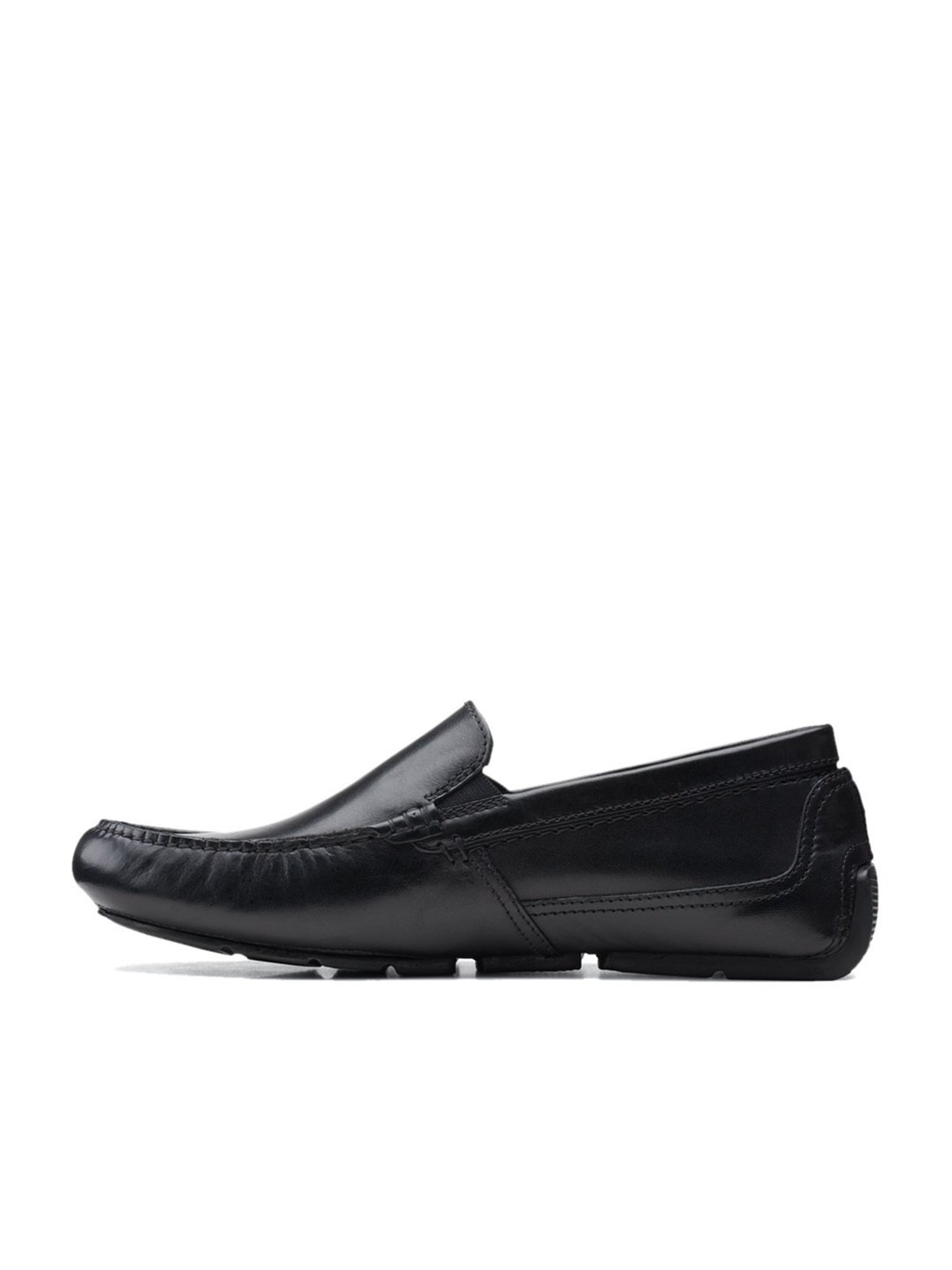 Clarks Men's Markman Plain Black Loafers