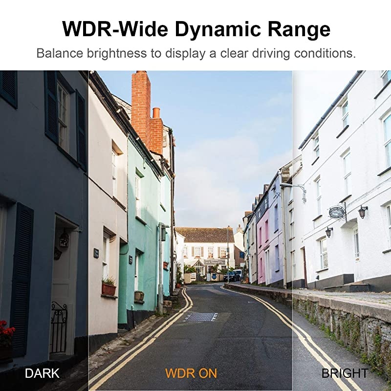 Cam2020 Upgraded Version1080P FHD Car DVR 3 Inch Driving Recorder board Camera with 170 Degree Wide Angle WDR GSensor Loop Recording