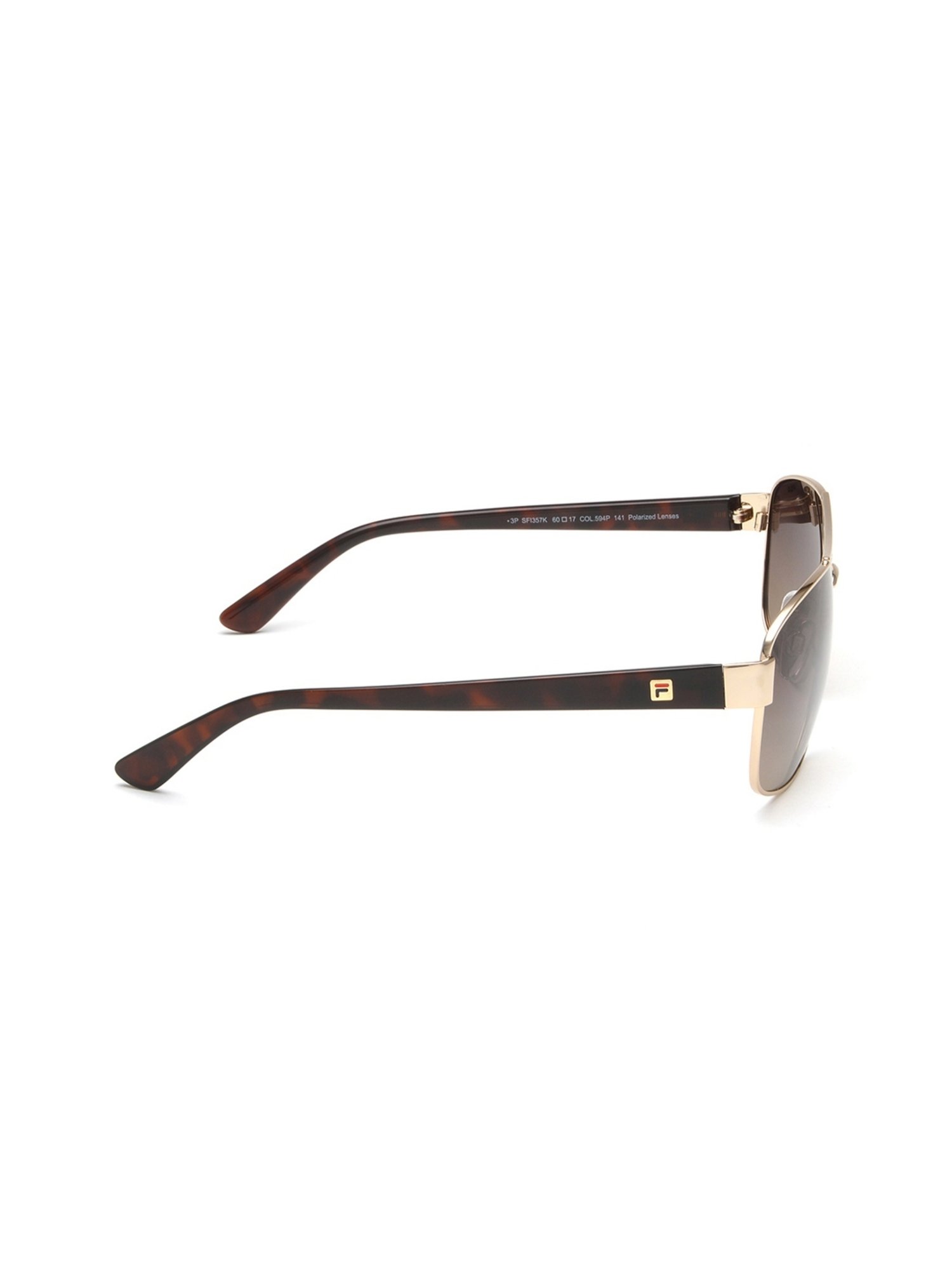 Fila Brown Square Sunglasses for Men