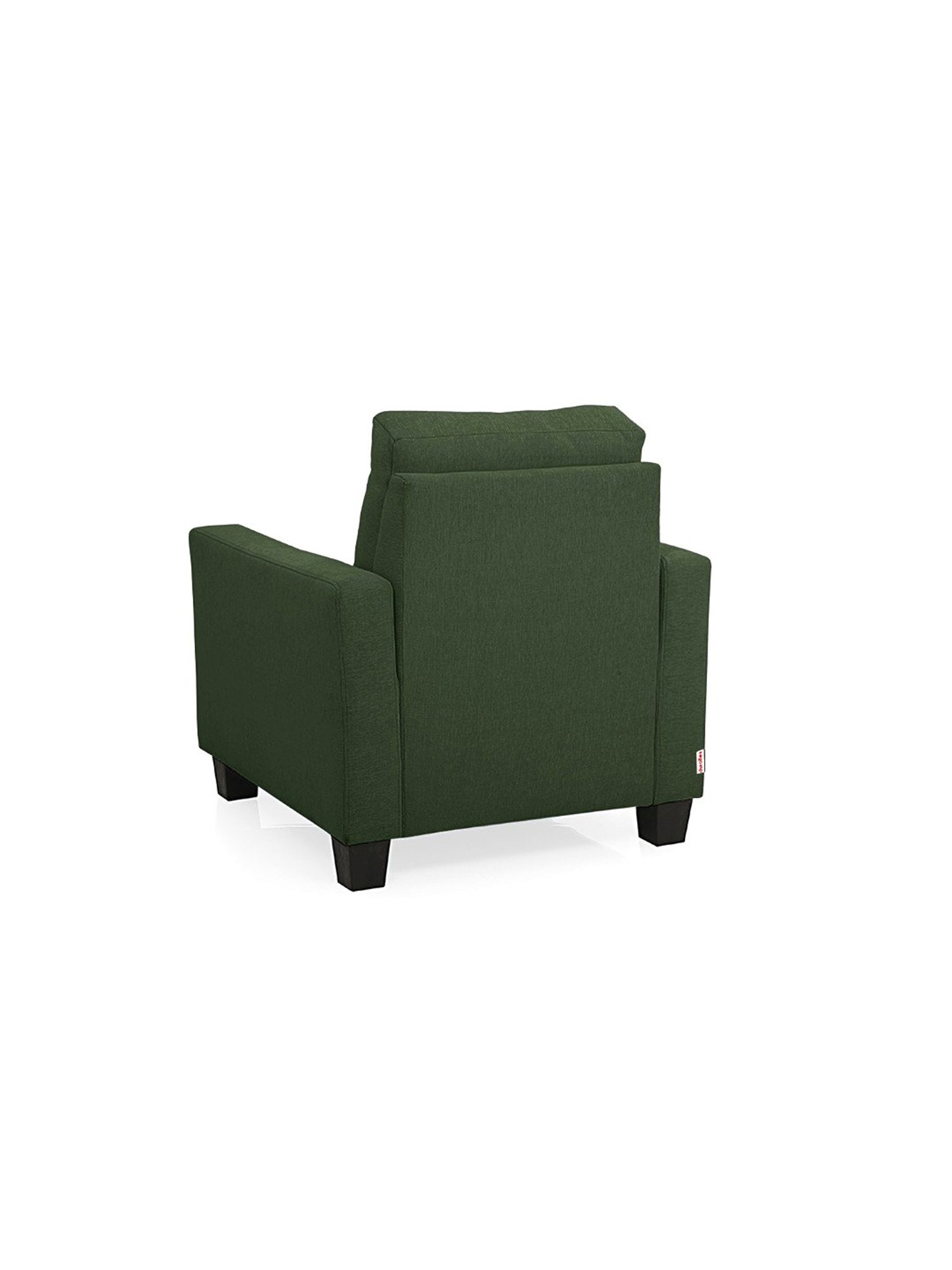 Duroflex Ease Sap Green Neem Wood 1 Seater Sofa
