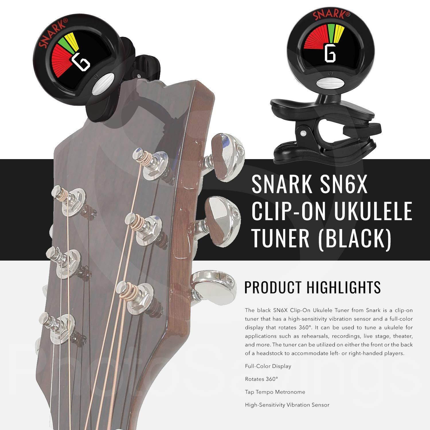 Luna Ukulele Concert Koa High Tide with Preamp and Guitar Stand Deluxe Bundle