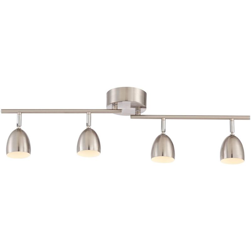 Pro Track Alexa 4-Light Satin Nickel LED Track Fixture