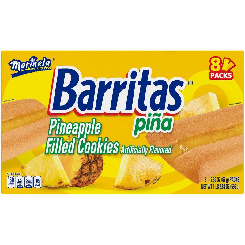 Marinela Barritas Pina Pineapple Bars - 8ct