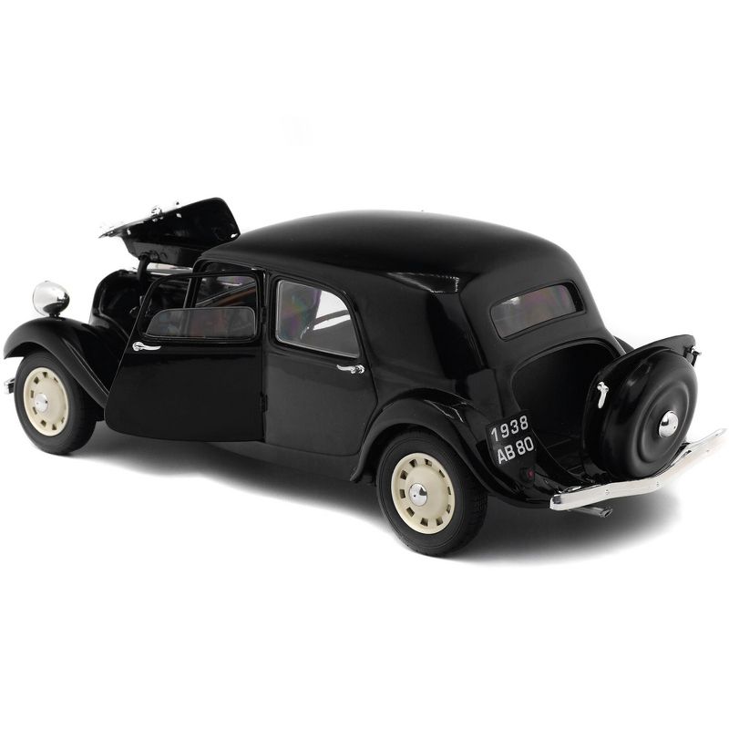 Citroen Traction 11CV Black 1/18 Diecast Model Car by Solido
