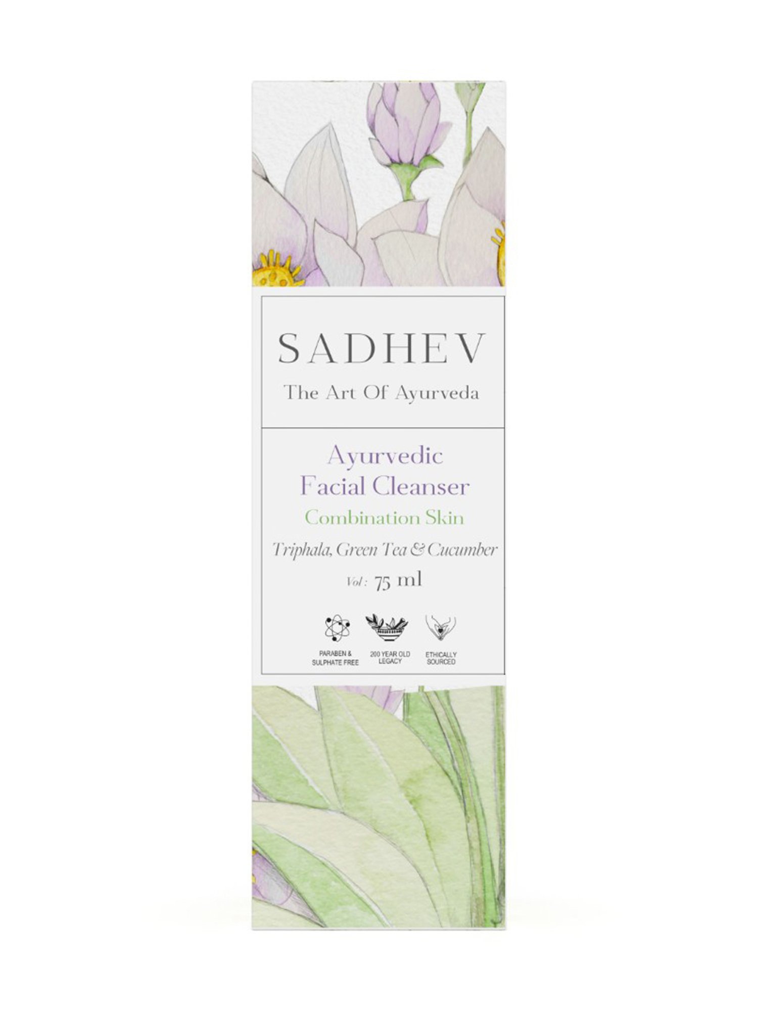 SADHEV The Art Of Ayurveda Ayurvedic Facial Cleanser Normal - Dry Skin - 75 ml