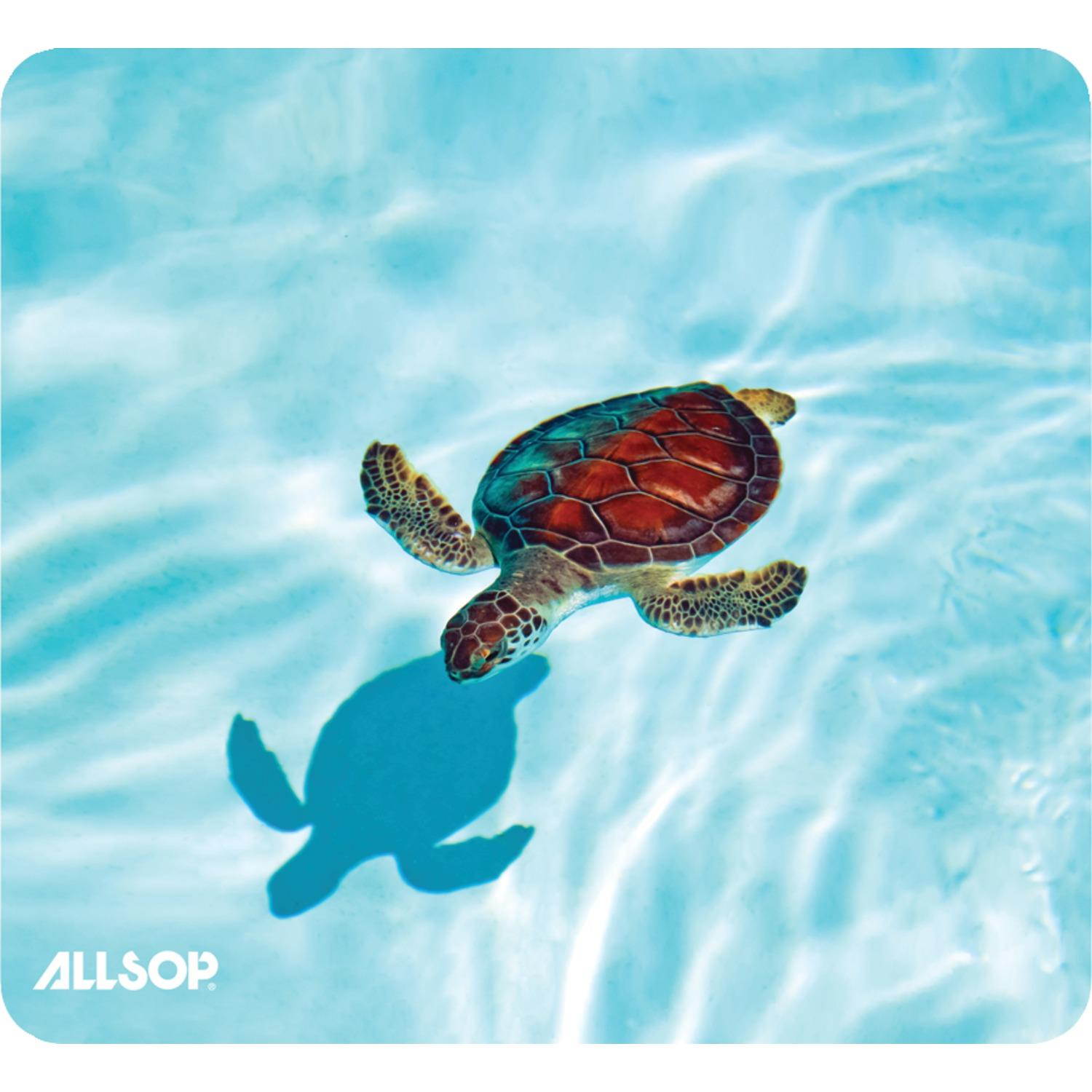 Allsop Naturesmart Mouse Pad Turtle Design 8 1/2 x 8 x 1/10 31425