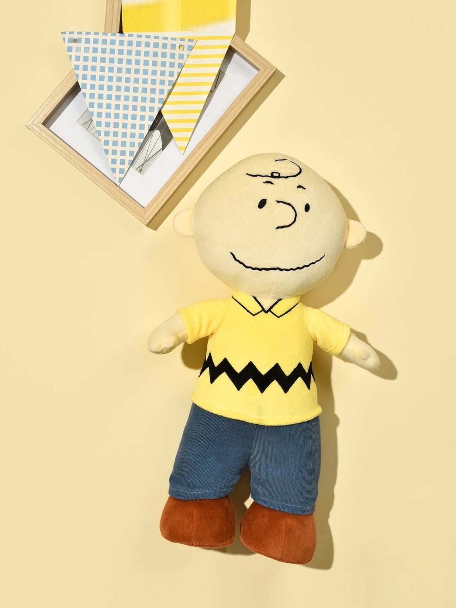 MiArcus Kids Yellow Peanuts Charlie Soft Toy