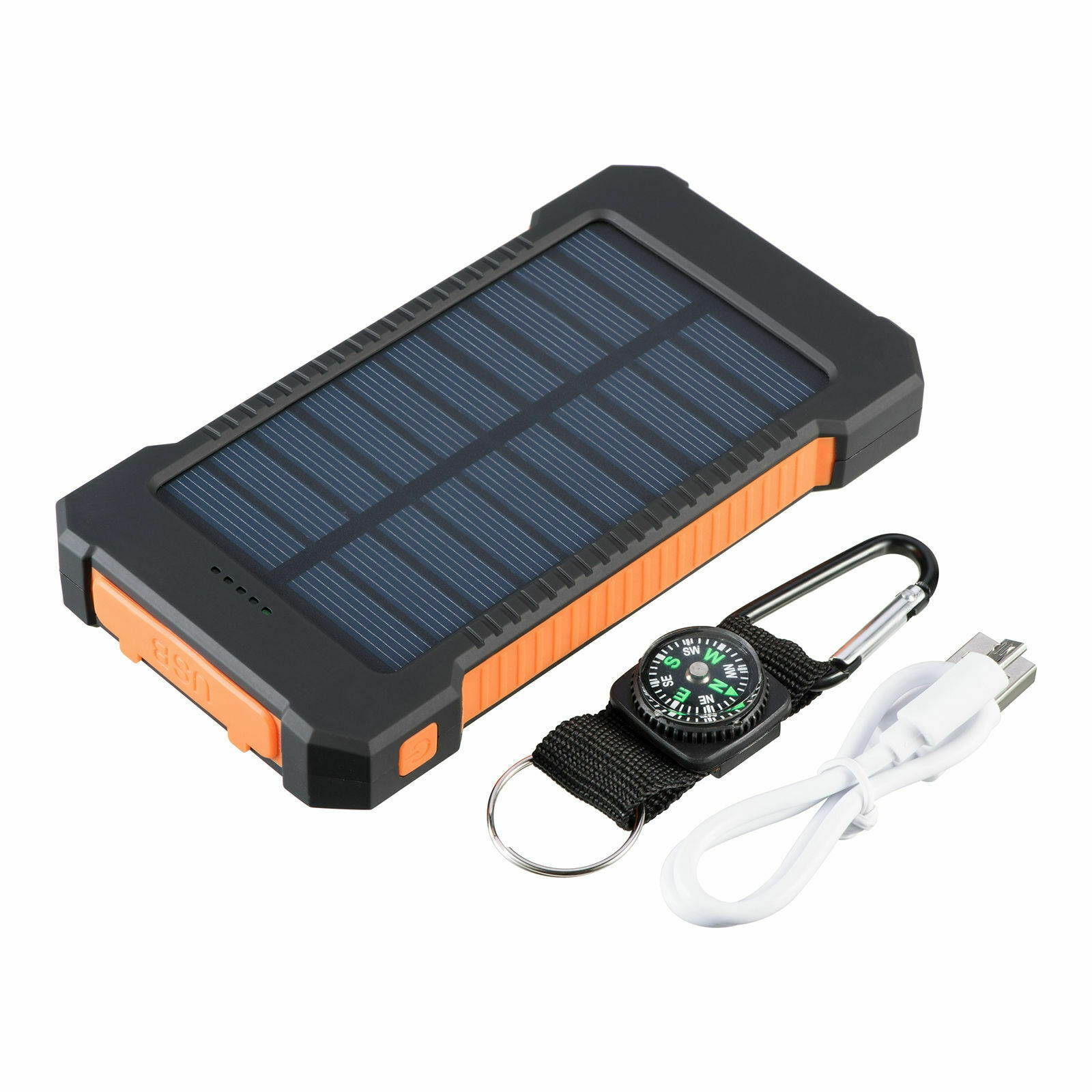 900000mAh Dual USB Portable Solar Battery Charger Solar Power Bank For Phone USA
