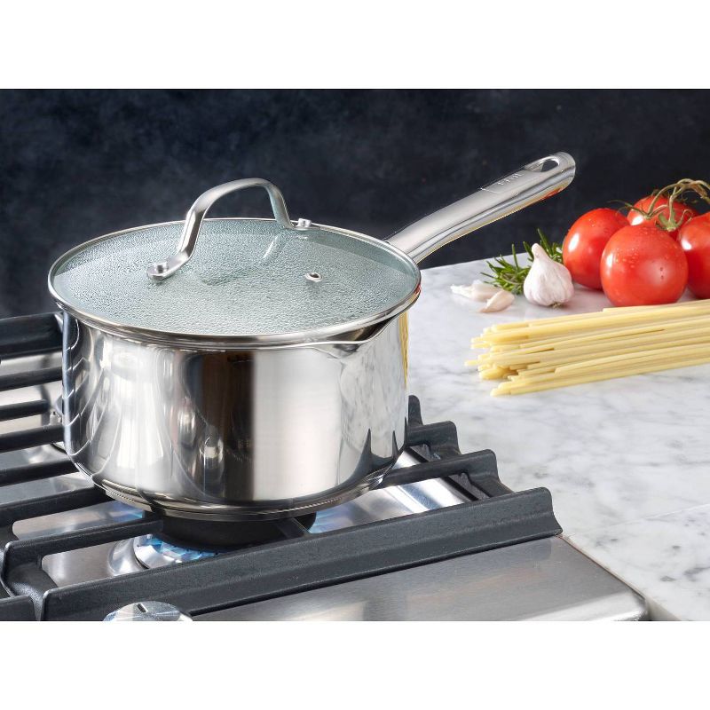 T-fal Performa Stainless Steel 3qt Covered Saucepan