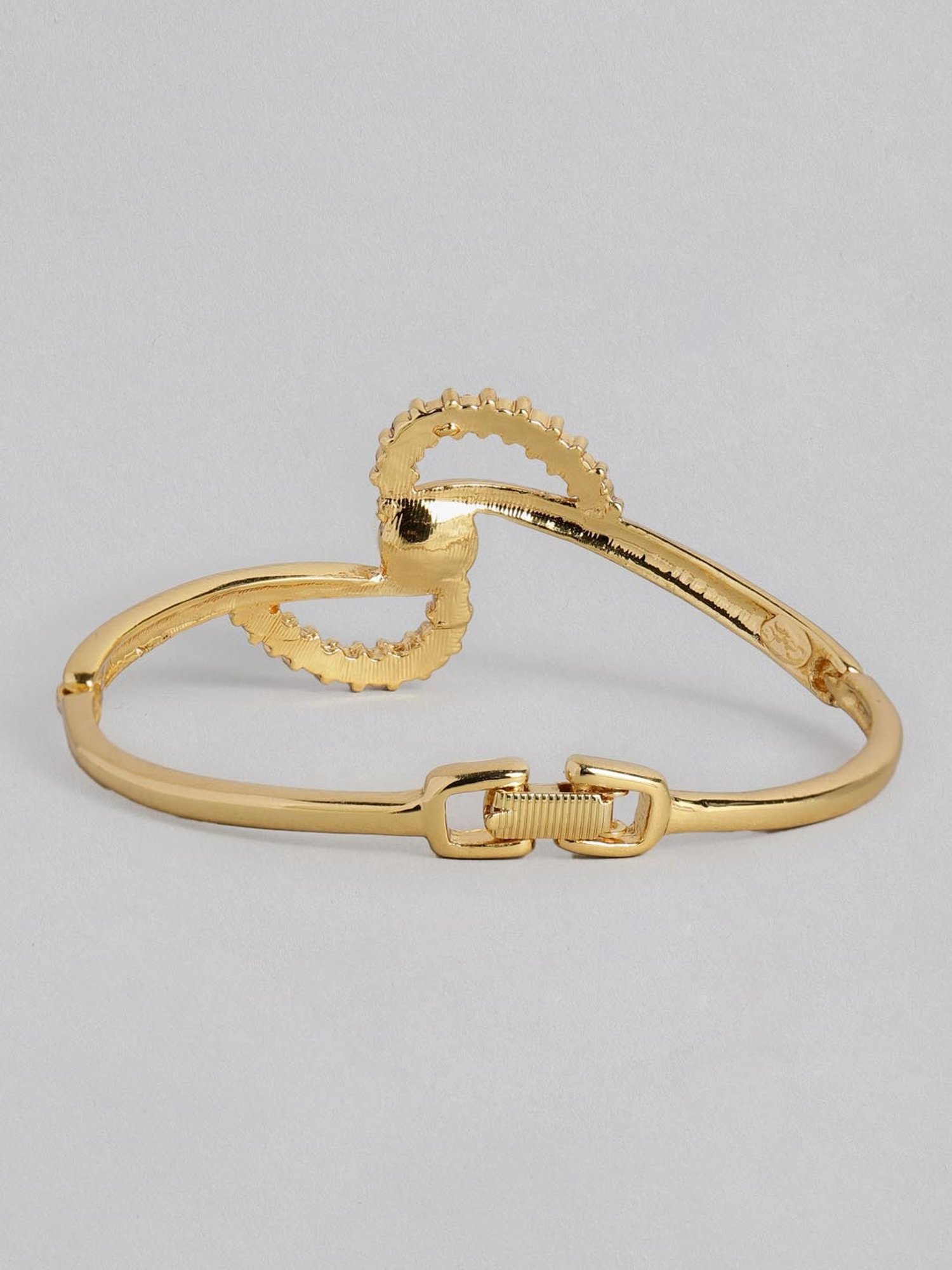 Estele Gold-Plated Pearl Wheel Bracelet for Women