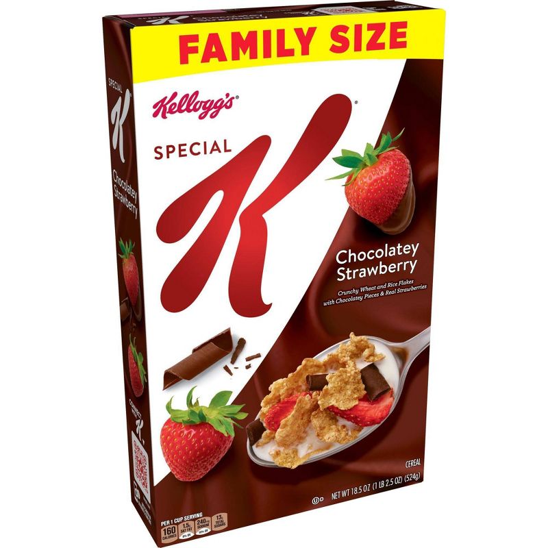Special K Chocolate Strawberry Family Size Cereal - 18.5oz - Kellogg's