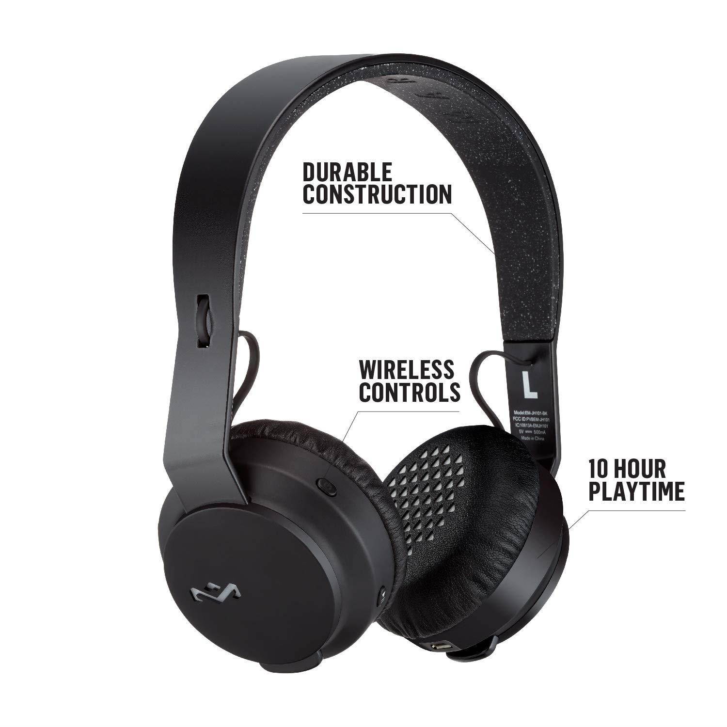 House of Marley Rebel Wireless Bluetooth Over Ear Headphones with a Microphone
