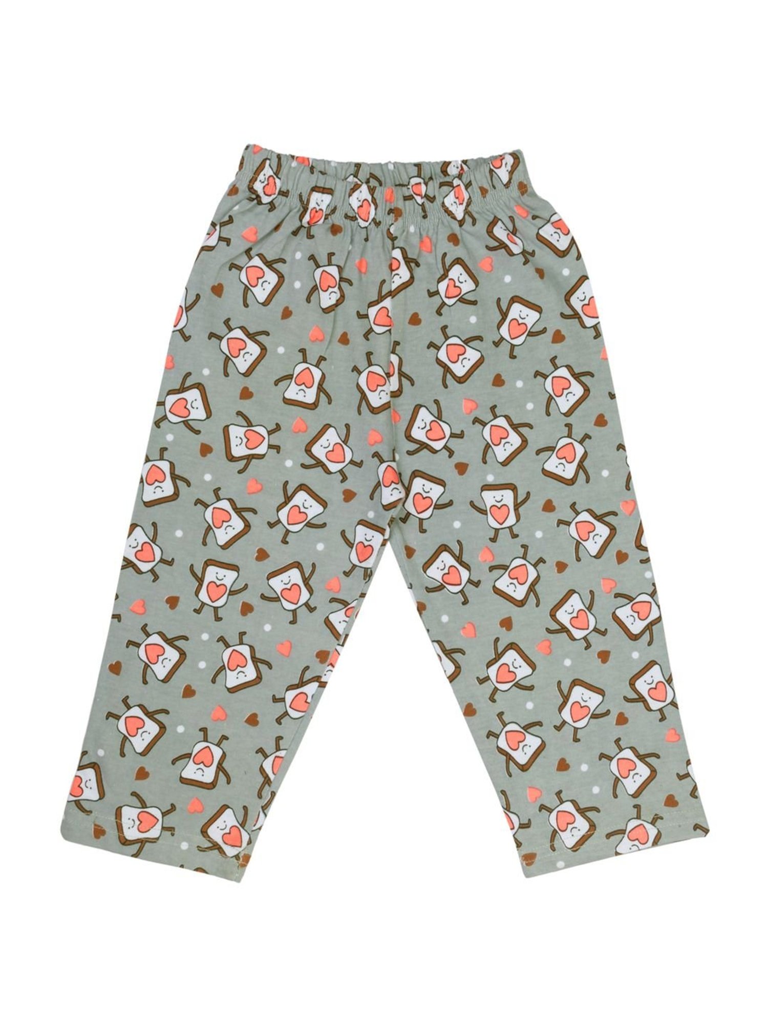 Todd N Teen Kids Pink Cotton Printed T-Shirt & Capris