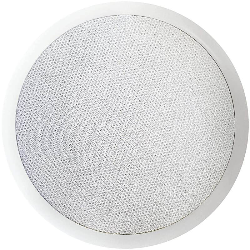 3Way 10 inCeiling Speaker with Pivoting Tweeter and Midrange Metal and Cloth Grills