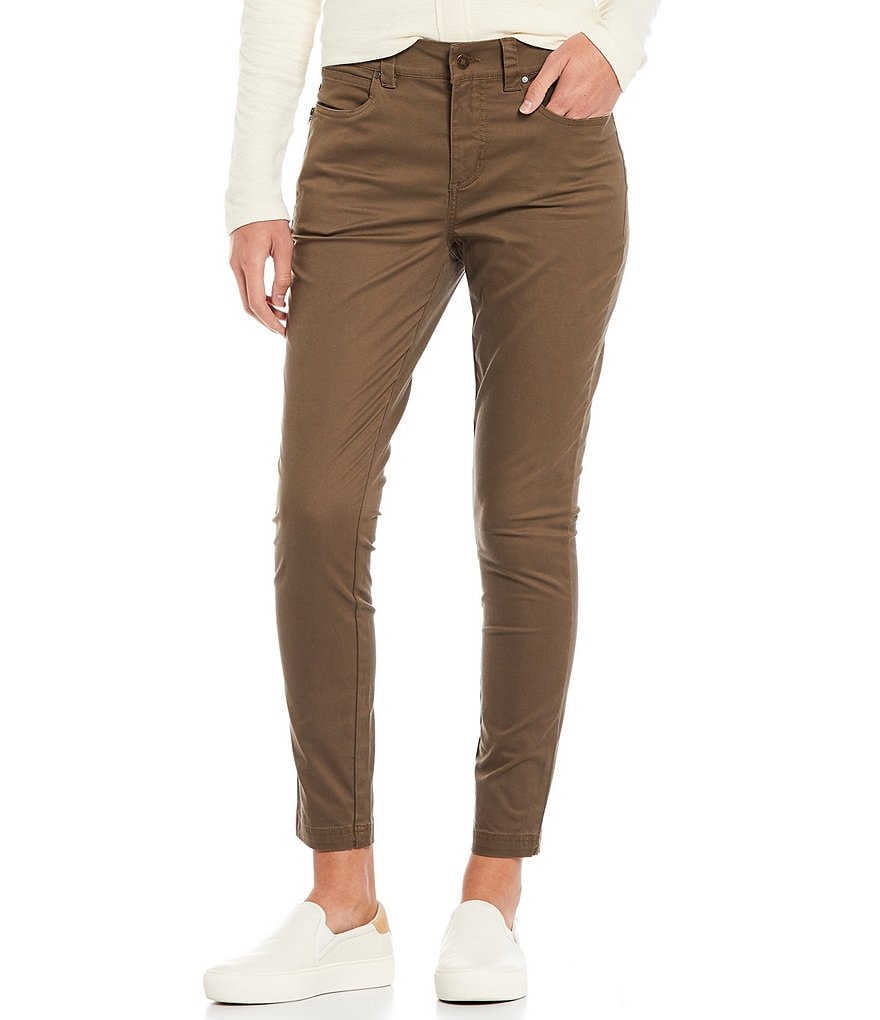Aventura Blake Mid-Rise 5-Pocket Organic Cotton Twill Skinny Pants