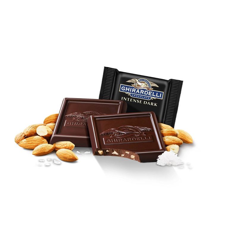 Ghirardelli Intense Dark Sea Salt Soiree Chocolate Squares - 4.87oz