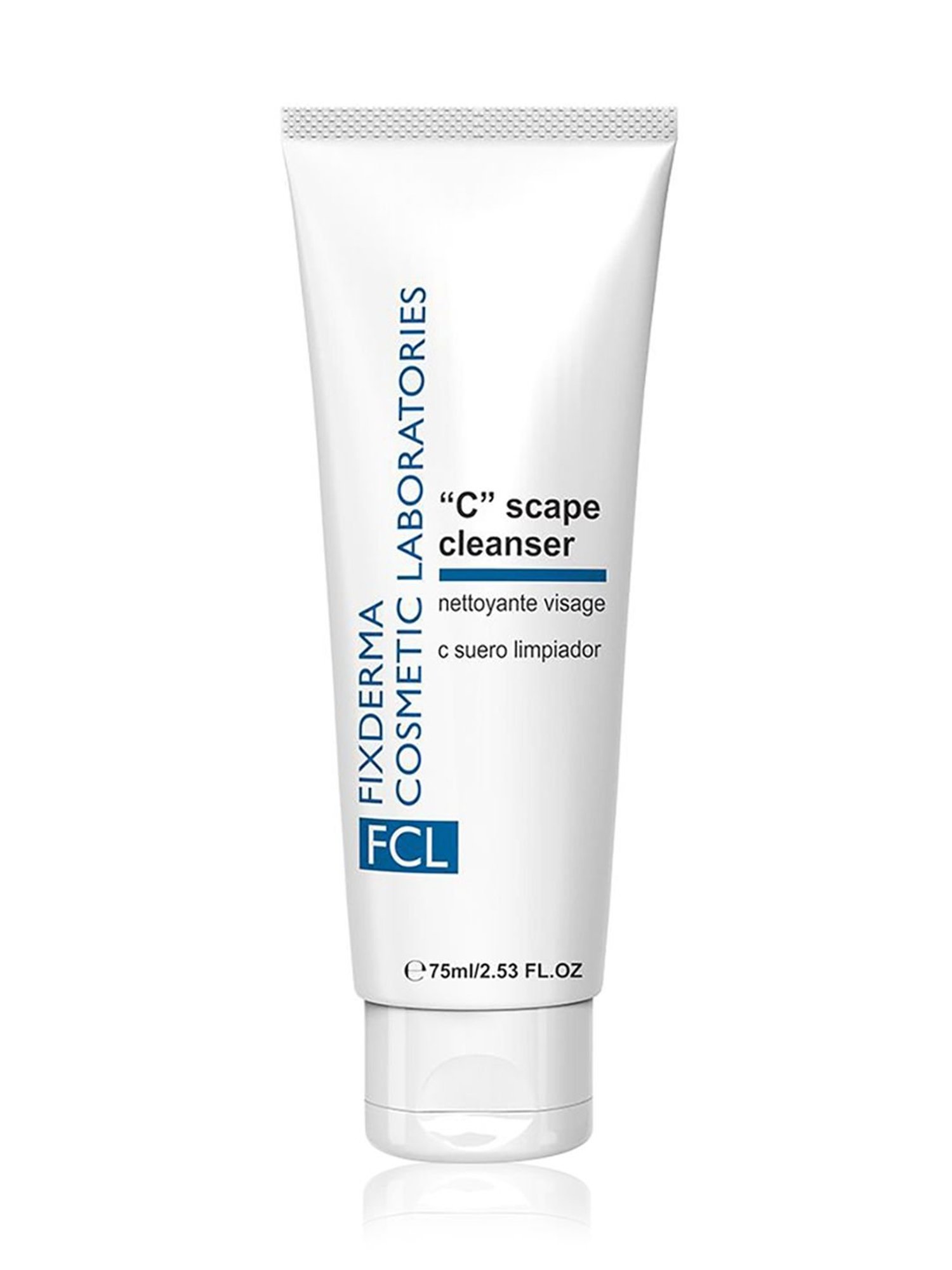 Fcl C Scape Cleanser,Vitamin C Cleanser,Exfoliant, Brightens Skin, Dermatologist Tested - 75 ml