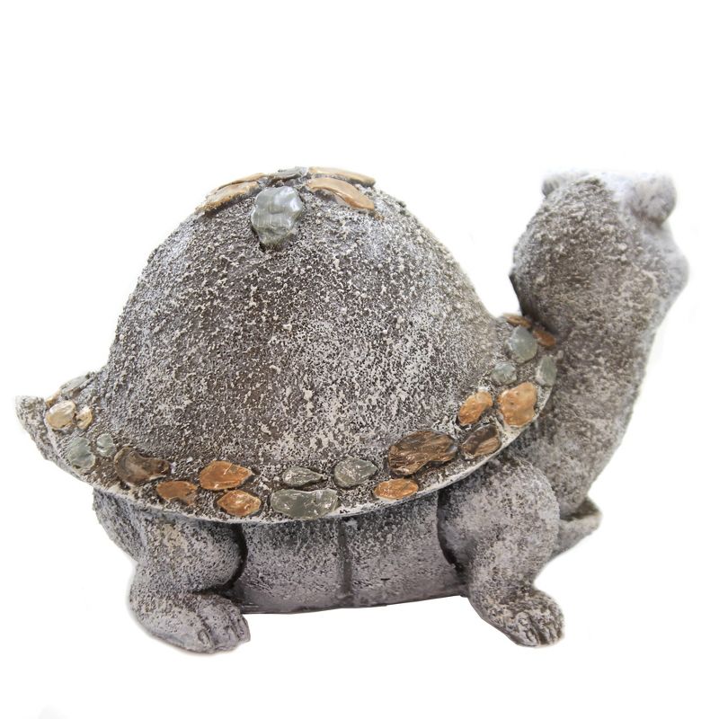 Home & Garden 6.0" Turtle Pebble Garden Shell Tortoise Reptile Roman, Inc  -  Outdoor Sculptures And Statues
