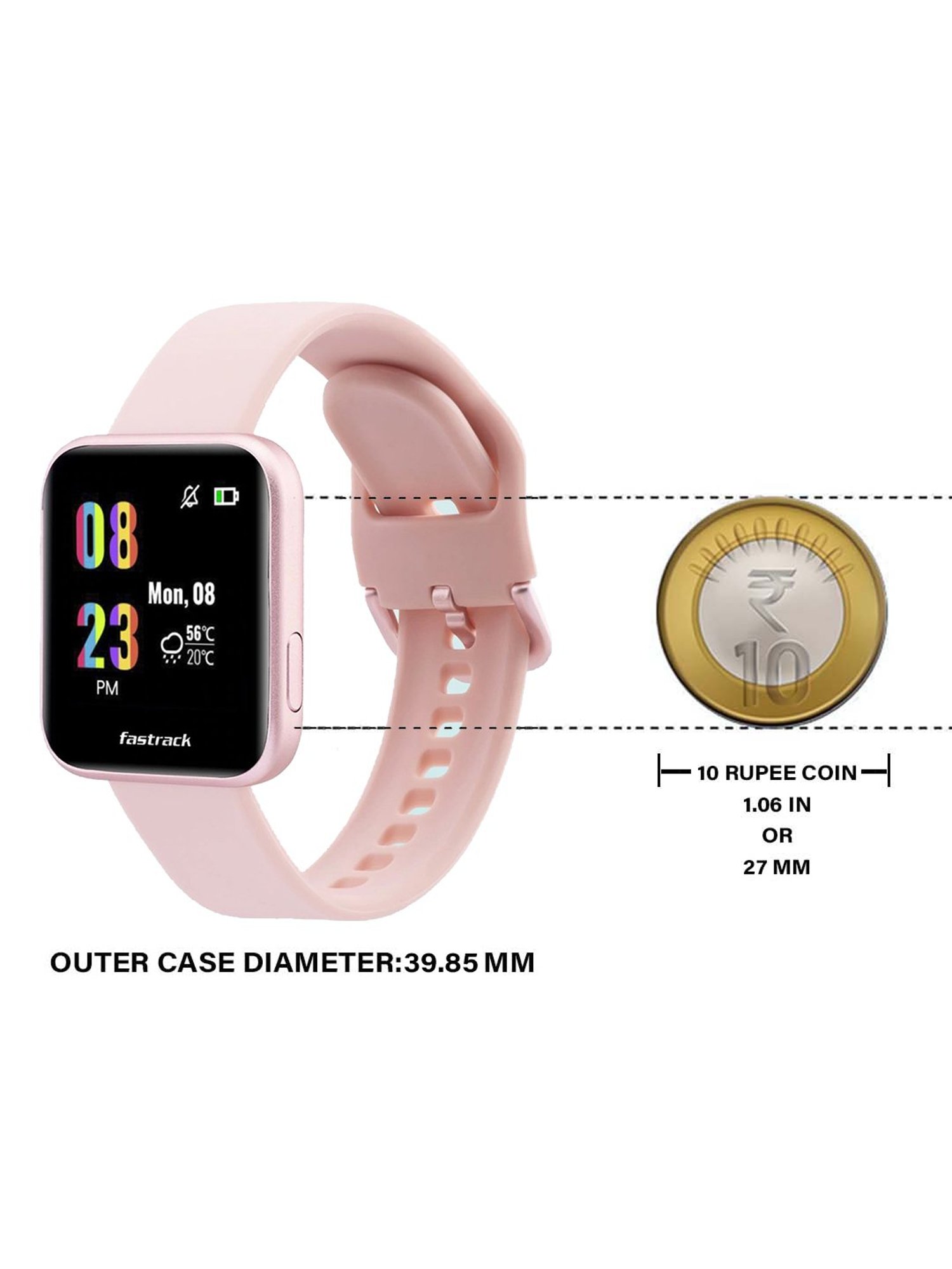 Fastrack 68024AP03 Reflex Unisex Smartwatch