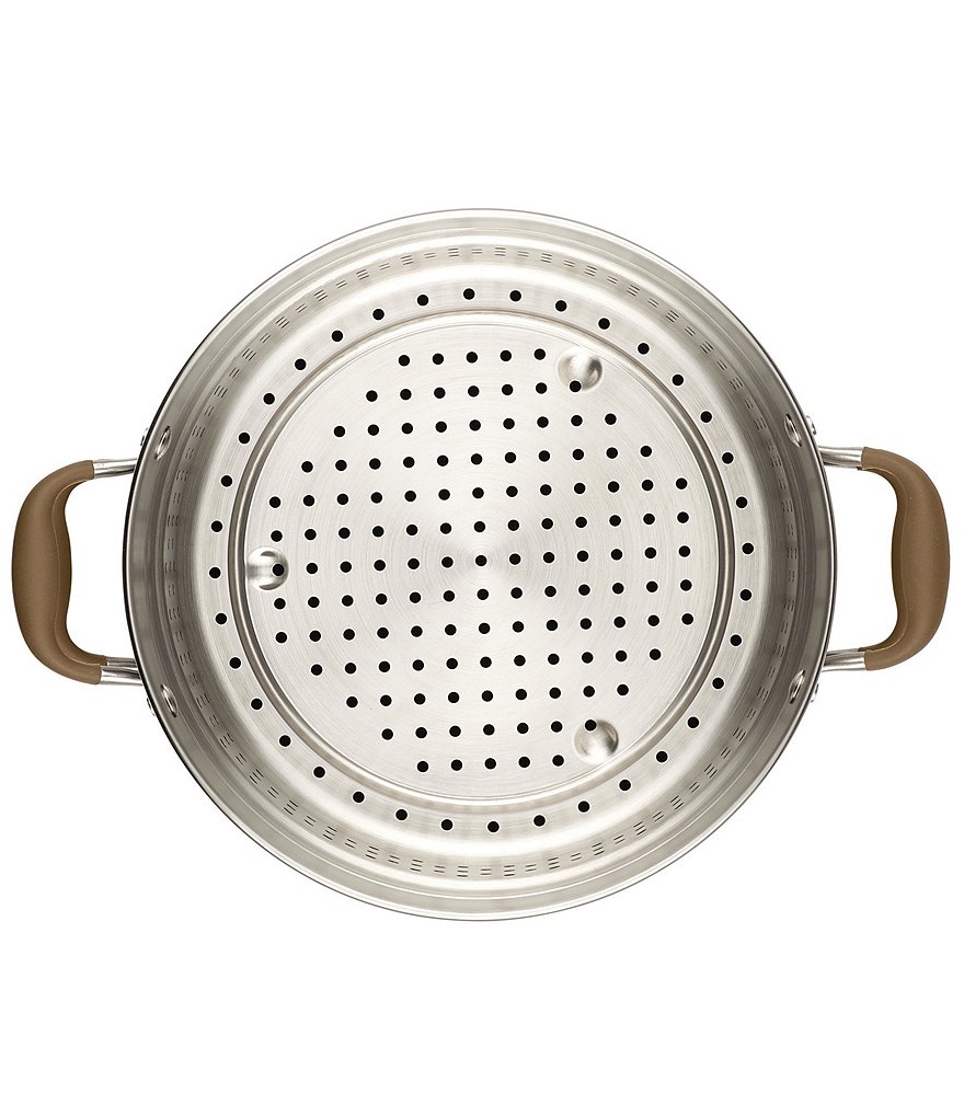 Anolon Advanced Home Hard-Anodized Nonstick Wide Stockpot with Multi-Function Insert